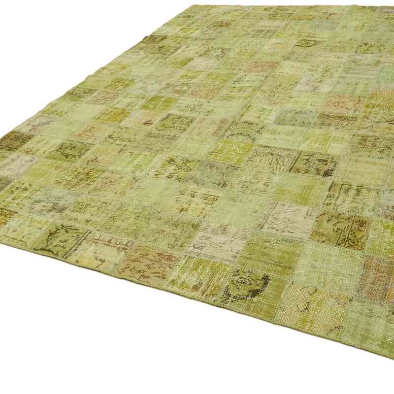 Patchwork Hand-Knotted Turkish Rug - 8' 4" x 11' 3" (100" x 135") - K0064658