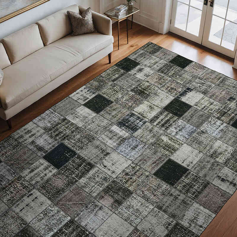 Alfombra Turca de Retazos - 257 cm x 357 cm - K0064659