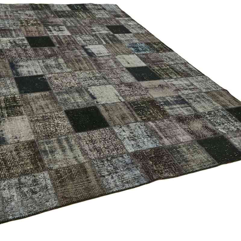 Patchwork Hand-Knotted Turkish Rug - 8' 6" x 11' 8" (102" x 140") - K0064661