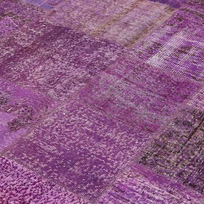Patchwork Hand-Knotted Turkish Rug - 8' 2" x 11' 6" (98" x 138") - K0064666