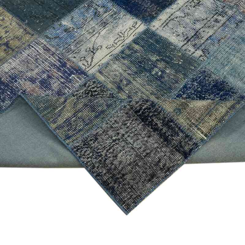 Patchwork Hand-Knotted Turkish Rug - 8' 2" x 11' 2" (98" x 134") - K0064674