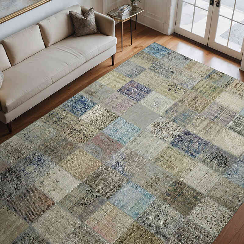 Alfombra Turca de Retazos - 250 cm x 340 cm - K0064676