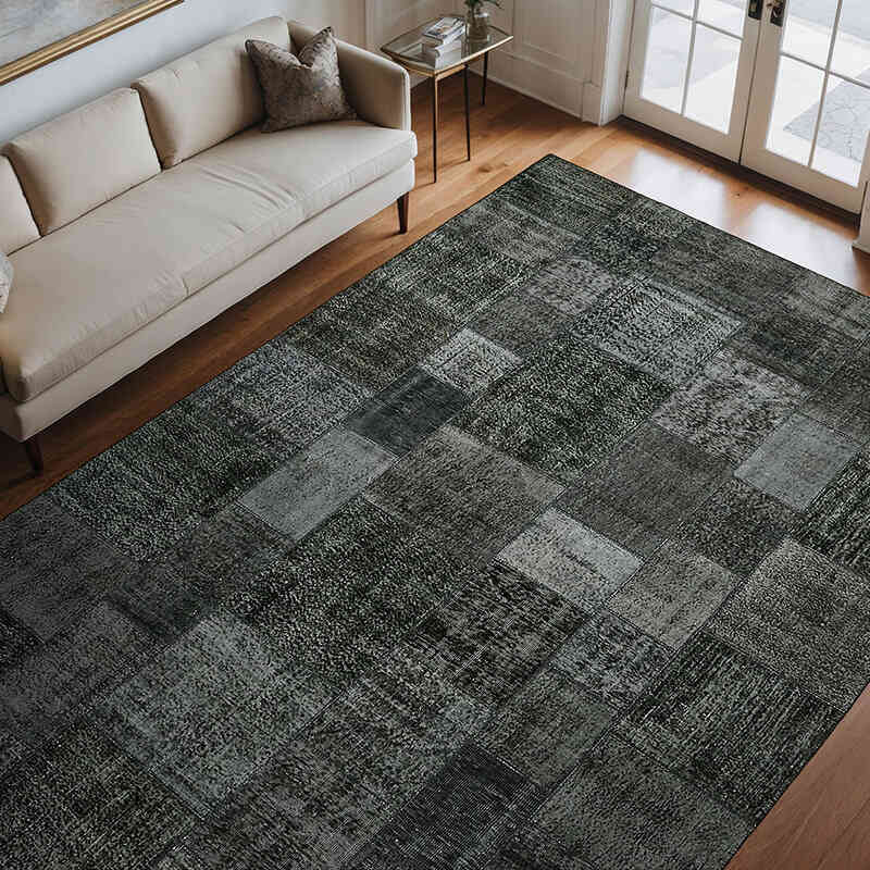 Patchwork El Dokuma Halı - 250 cm x 350 cm - K0064678
