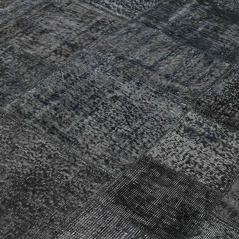Patchwork Hand-Knotted Turkish Rug - 8' 2" x 11' 6" (98" x 138") - K0064680