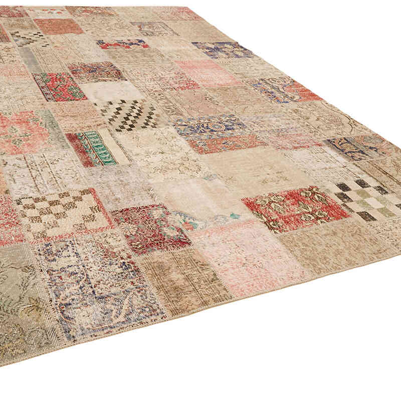 Patchwork El Dokuma Halı - 300 cm x 402 cm - K0064697