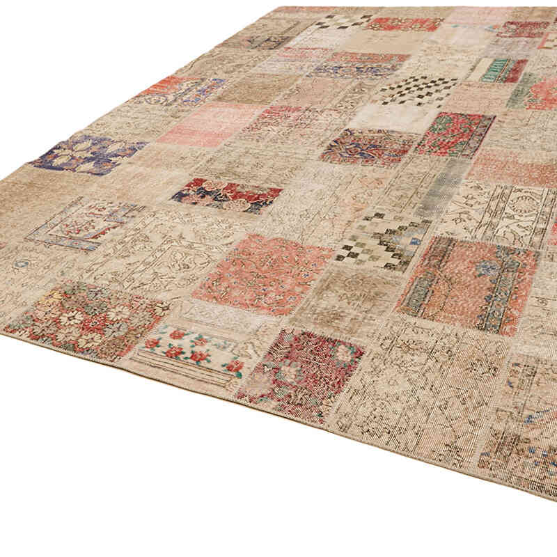 Patchwork El Dokuma Halı - 300 cm x 402 cm - K0064697