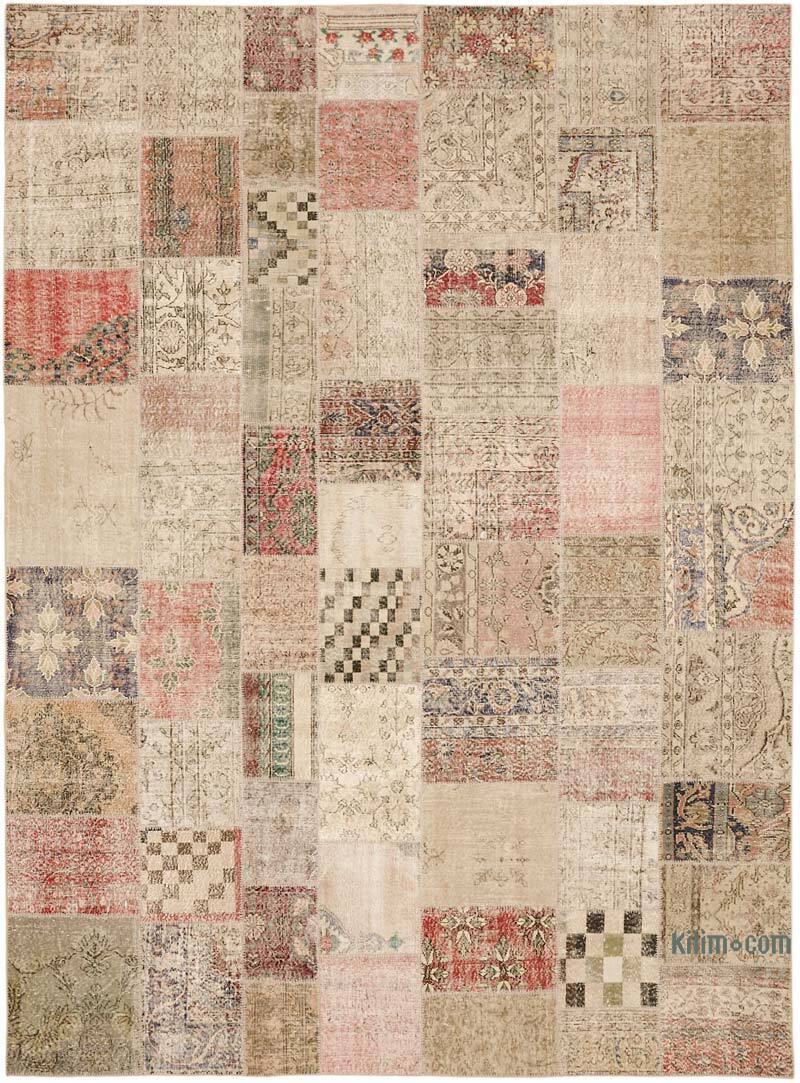 Patchwork El Dokuma Halı - 300 cm x 402 cm - K0064697