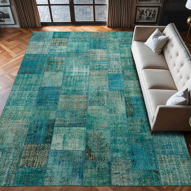 Alfombra Turca de Retazos - 300 cm x 401 cm - K0064718