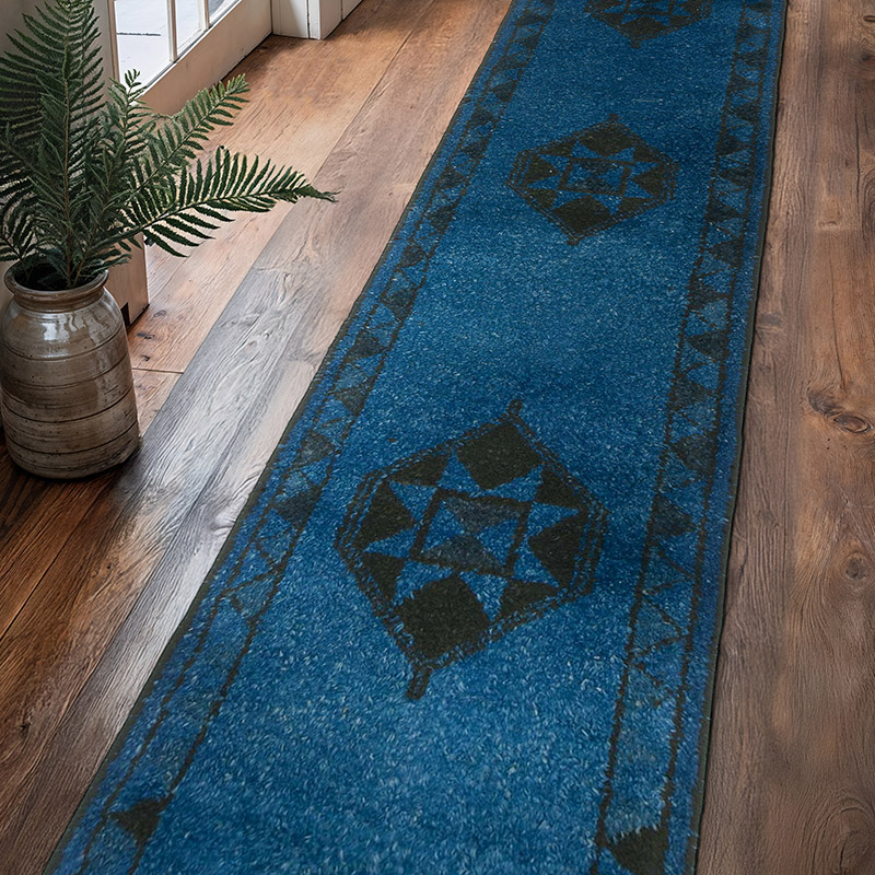Alfombra Vintage de pasillo - 87 cm x 385 cm - K0064761