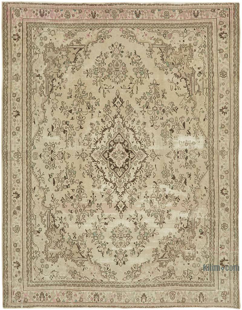 Vintage Hand-Knotted Oriental Rug - 10' 4" x 12' 11" (124" x 155") - K0064775