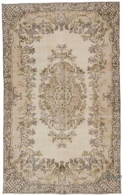 Vintage Turkish Hand-Knotted Rug - 6' 8" x 10' 10" (80" x 130")