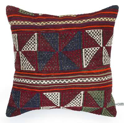 Kilim Pillow Cover - 1' 8" x 1' 8" (20" x 20")