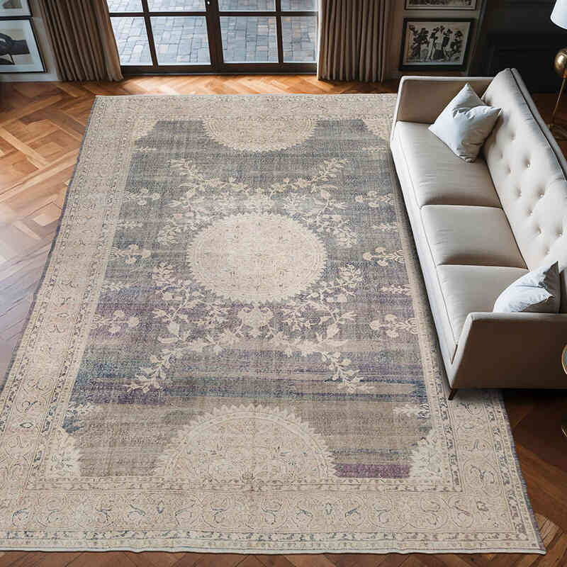 El Dokuma Vintage Halı - 280 cm x 413 cm - K0064917