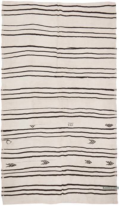 Vintage Anatolian Hemp Kilim Rug - 6' 3" x 10' 10" (75" x 130")