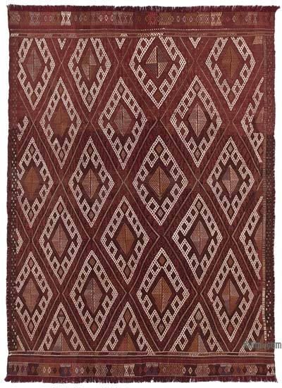 Vintage Konya Cicim Kilim - 148 cm x 205 cm