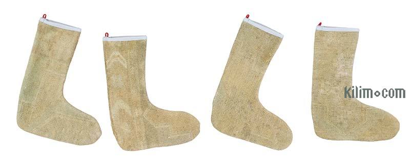 Set of 4 Christmas Stockings - K0065050