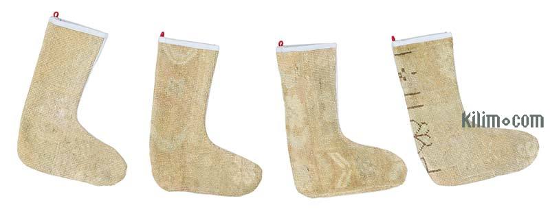 Set of 4 Christmas Stockings - K0065051