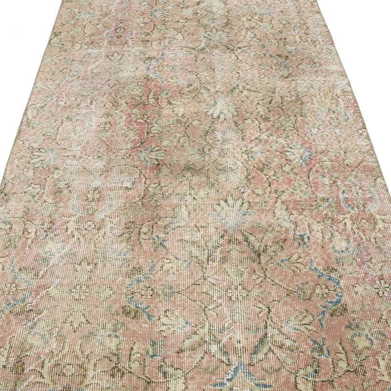 Alfombra Vintage Turca Anudada a Mano - 115 cm x 248 cm - K0065076