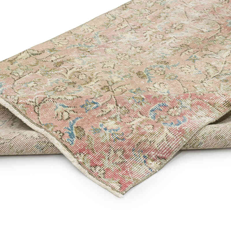Alfombra Vintage Turca Anudada a Mano - 115 cm x 248 cm - K0065076
