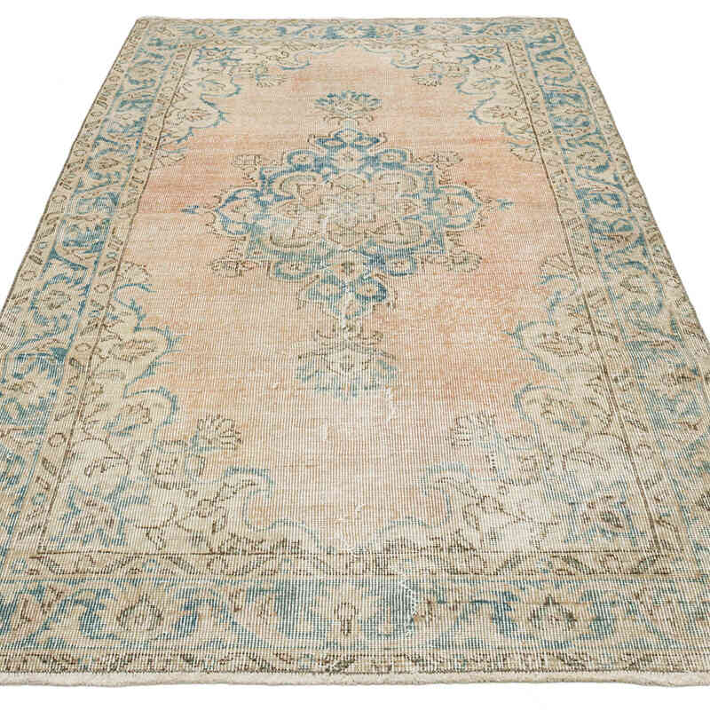 Vintage Turkish Hand-Knotted Rug - 3' 9" x 6' 11" (45" x 83") - K0065078