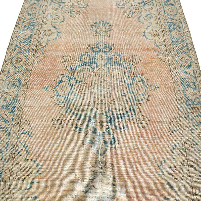 Vintage Turkish Hand-Knotted Rug - 3' 9" x 6' 11" (45" x 83") - K0065078