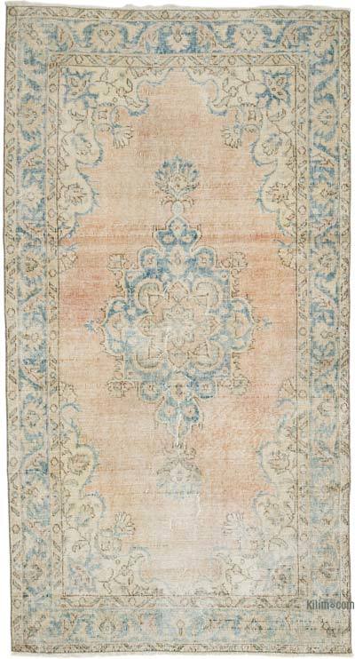 El Dokuma Vintage Halı - 114 cm x 212 cm
