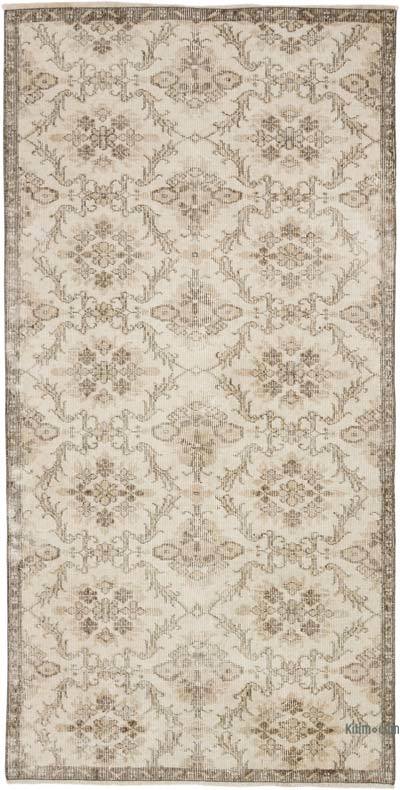 Alfombra Vintage Turca Anudada a Mano - 122 cm x 241 cm