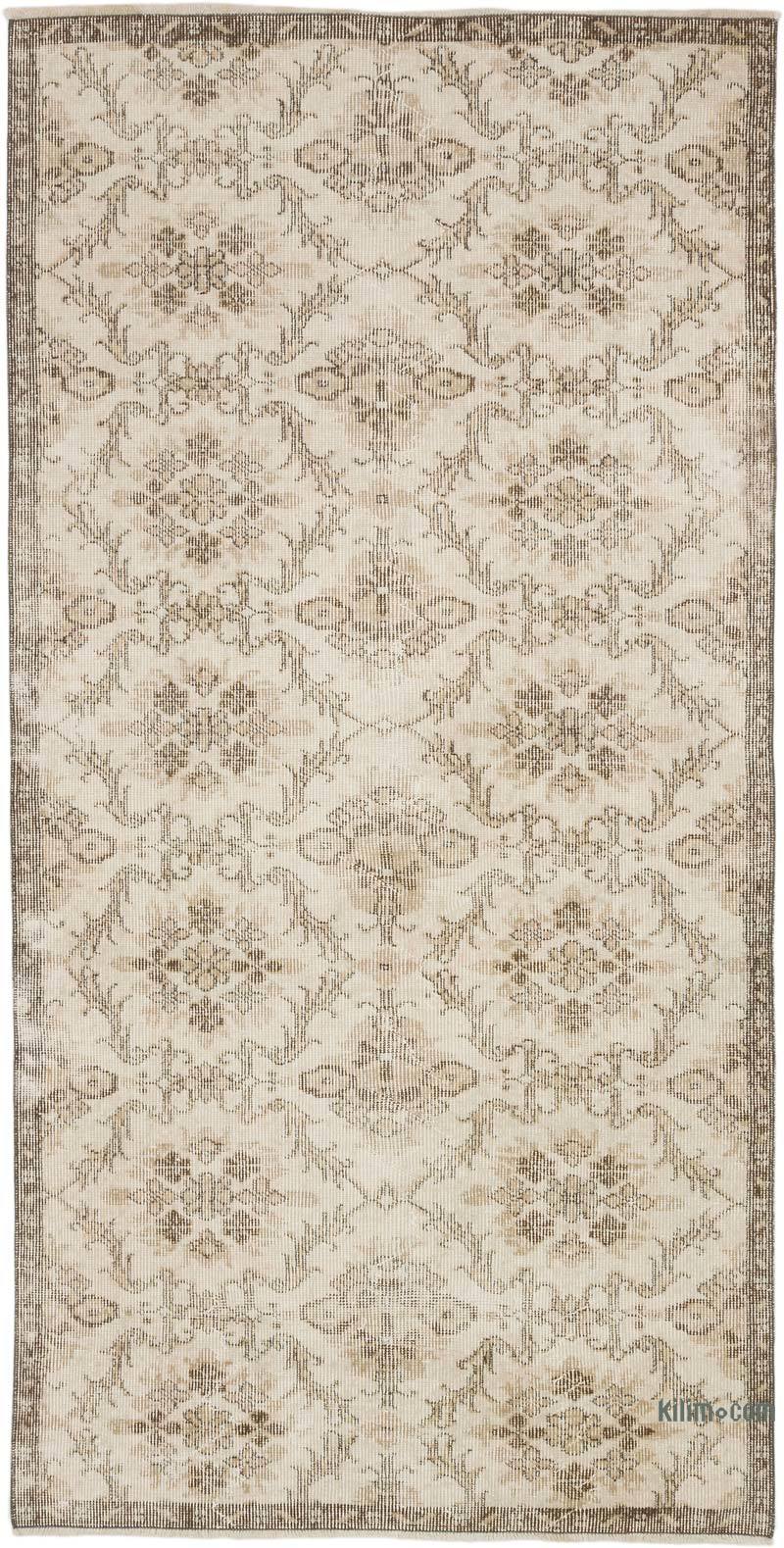 El Dokuma Vintage Halı - 122 cm x 241 cm - K0065089