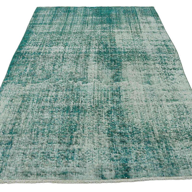 Alfombra Turca Vintage Sobre-teñida - 127 cm x 227 cm - K0065093