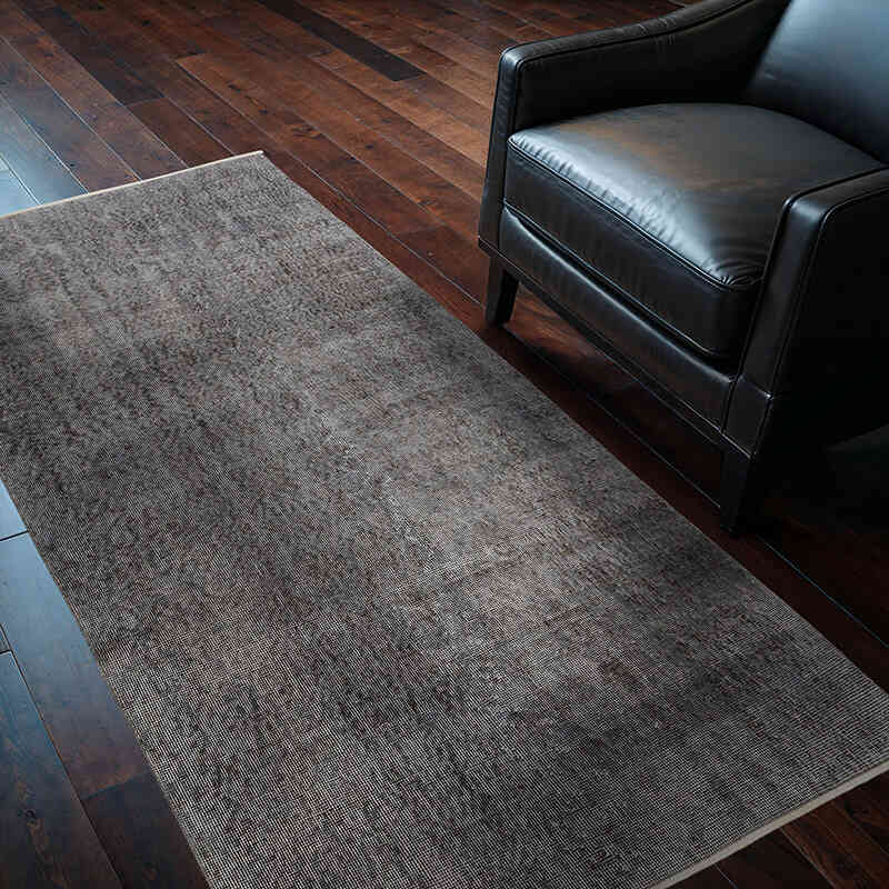 Alfombra Turca Vintage Sobre-teñida - 113 cm x 202 cm - K0065094
