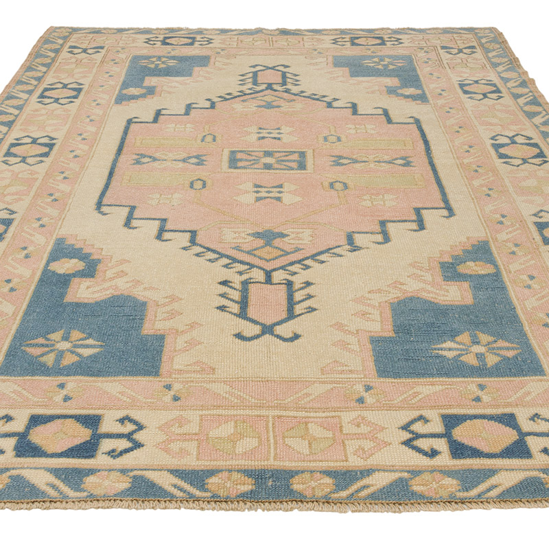 El Dokuma Vintage Halı - 186 cm x 265 cm - K0065101