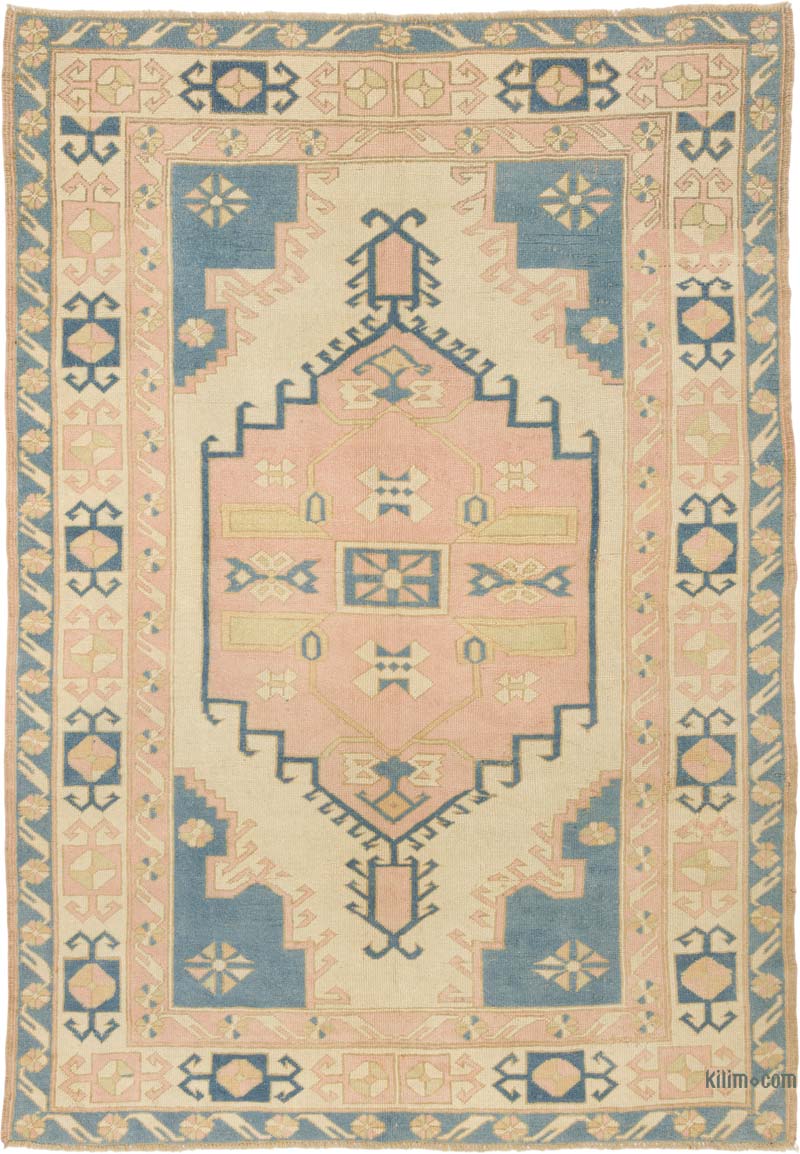 El Dokuma Vintage Halı - 186 cm x 265 cm - K0065101