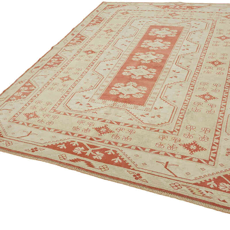 Vintage Turkish Hand-Knotted Rug - 6' 11" x 8' 10" (83" x 106") - K0065102