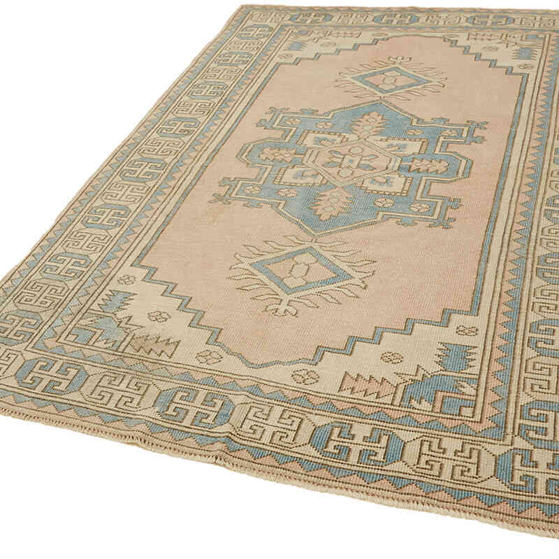 Alfombra Vintage Turca Anudada a Mano - 162 cm x 226 cm - K0065105