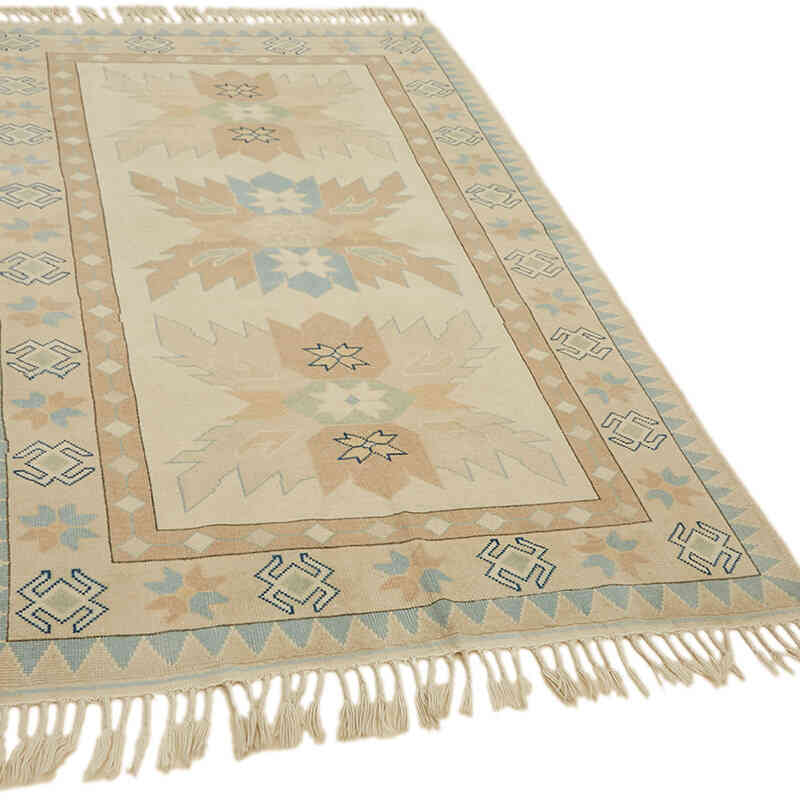 El Dokuma Vintage Halı - 151 cm x 226 cm - K0065106