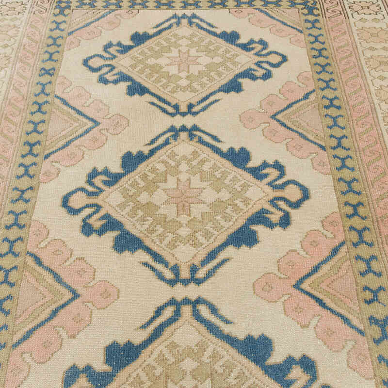 Vintage Turkish Hand-Knotted Rug - 5'  x 7'  (60" x 84") - K0065109