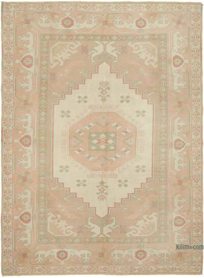 Alfombra Vintage Turca Anudada a Mano - 184 cm x 247 cm