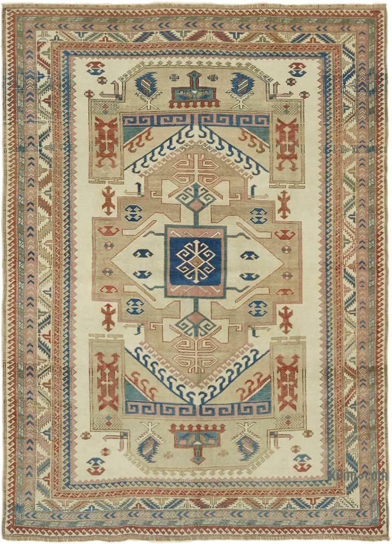 K0065123 Vintage Turkish Hand-Knotted Rug - 6' x 8' (72