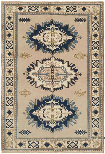 Vintage Turkish Hand-Knotted Rug - 5' 10" x 8' 4" (70" x 100")