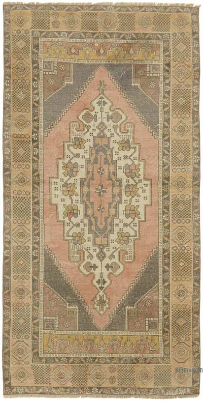 Alfombra Vintage Turca Anudada a Mano - 122 cm x 243 cm