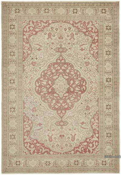 Vintage Turkish Hand-Knotted Rug - 5'  x 7' 3" (60" x 87")