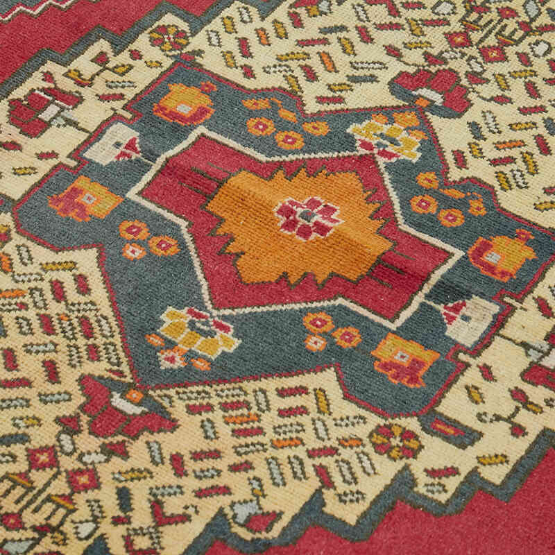 El Dokuma Vintage Halı - 131 cm x 222 cm - K0065145