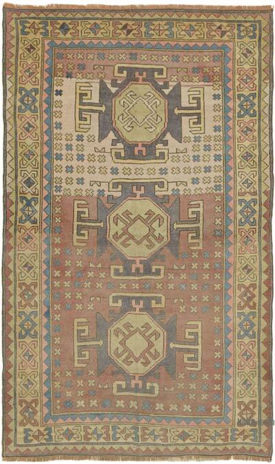 Vintage Turkish Hand-Knotted Rug - 4' 8" x 7' 3" (56" x 87")