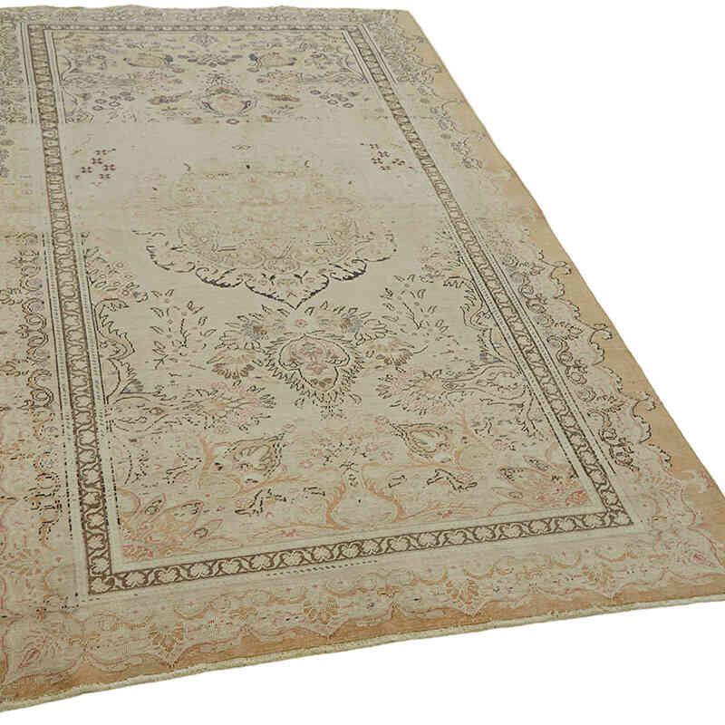 El Dokuma Vintage Halı - 137 cm x 208 cm - K0065159