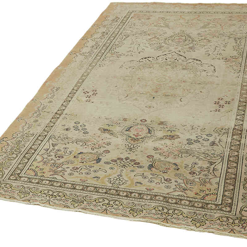 El Dokuma Vintage Halı - 137 cm x 208 cm - K0065159