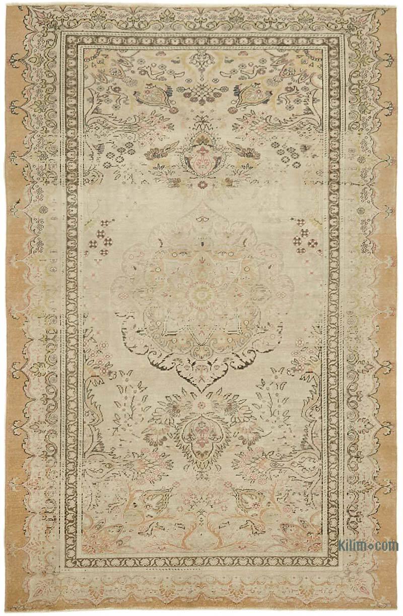 El Dokuma Vintage Halı - 137 cm x 208 cm - K0065159