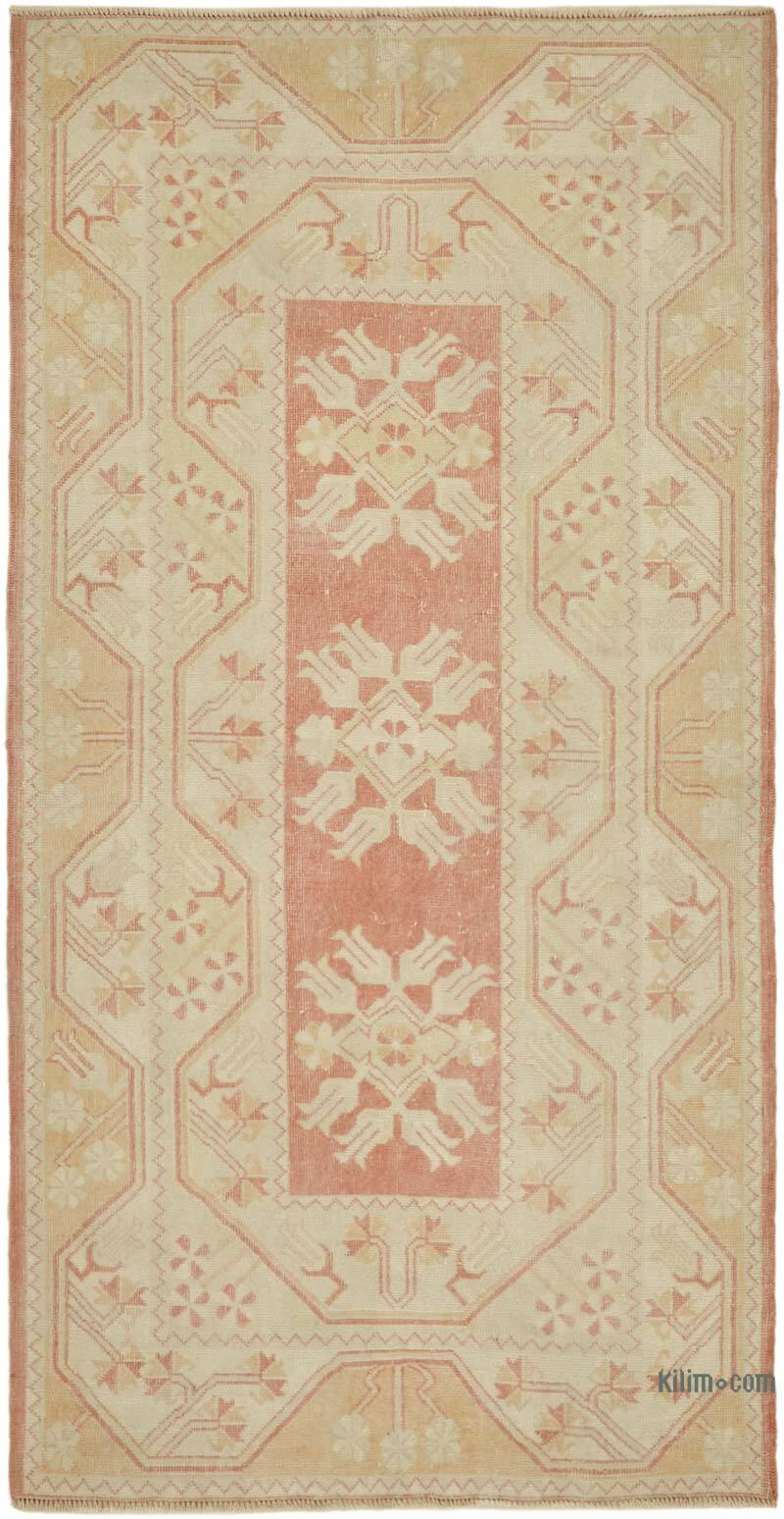 El Dokuma Vintage Halı - 116 cm x 212 cm - K0065171