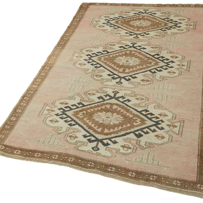 El Dokuma Vintage Halı - 124 cm x 188 cm - K0065172
