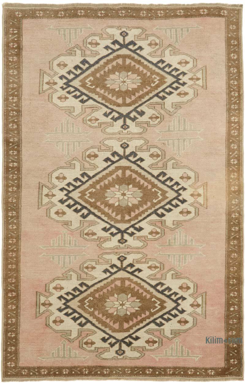El Dokuma Vintage Halı - 124 cm x 188 cm - K0065172