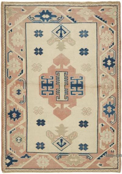 Vintage Turkish Hand-Knotted Rug - 4' 1" x 5' 6" (49" x 66")
